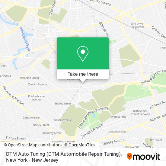 DTM Auto Tuning (DTM Automobile Repair Tuning) map