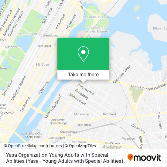 Mapa de Yasa Organization-Young Adults with Special Abilities