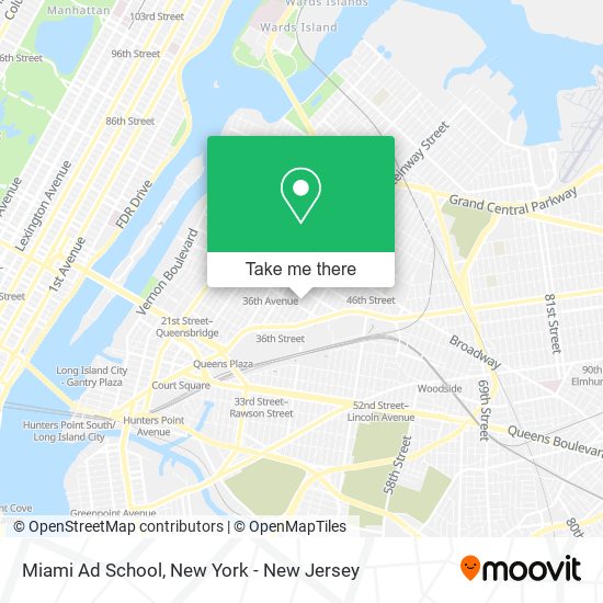 Mapa de Miami Ad School
