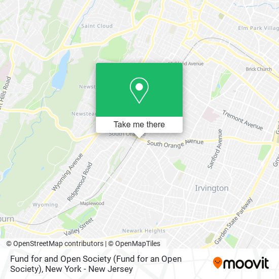 Fund for and Open Society map