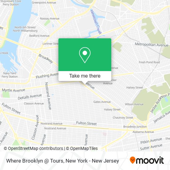 Mapa de Where Brooklyn @ Tours