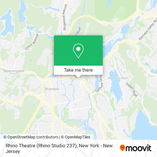 Mapa de Rhino Theatre (Rhino Studio 237)
