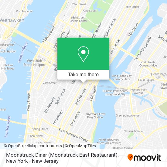 Moonstruck Diner (Moonstruck East Restaurant) map