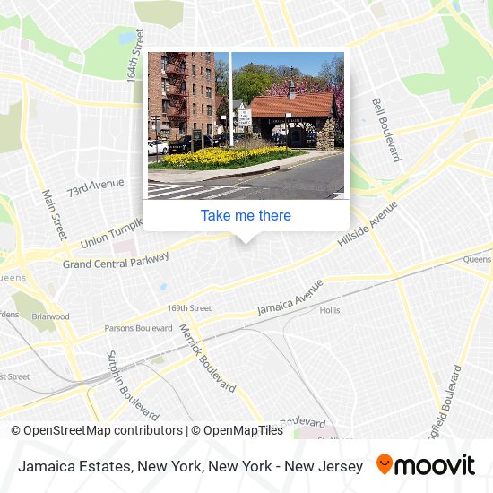 Mapa de Jamaica Estates, New York