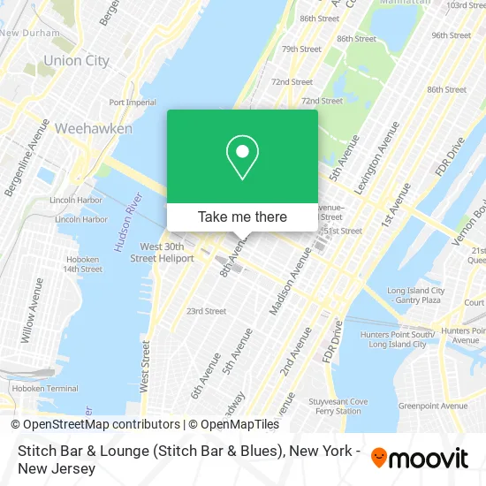 Stitch Bar & Lounge (Stitch Bar & Blues) map