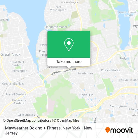 Mayweather Boxing + Fitness map