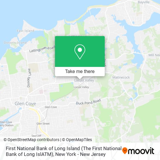 Mapa de First National Bank of Long Island (The First National Bank of Long IslATM)