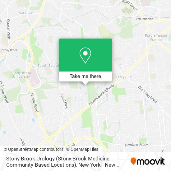 Stony Brook Urology (Stony Brook Medicine Community-Based Locations) map