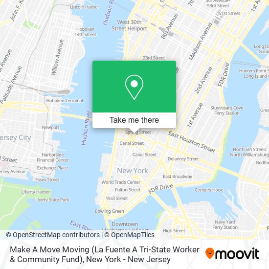 Mapa de Make A Move Moving (La Fuente A Tri-State Worker & Community Fund)