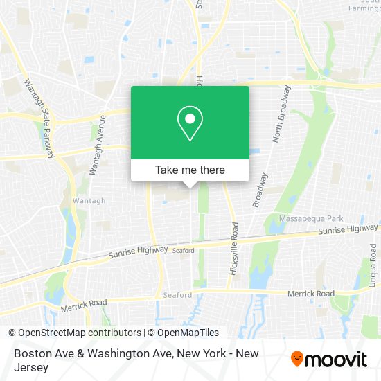 Mapa de Boston Ave & Washington Ave