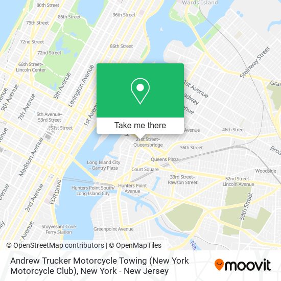 Andrew Trucker Motorcycle Towing (New York Motorcycle Club) map