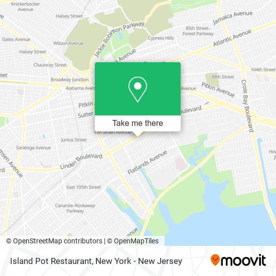 Island Pot Restaurant map