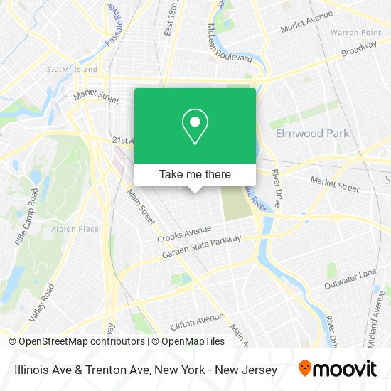 Illinois Ave & Trenton Ave map