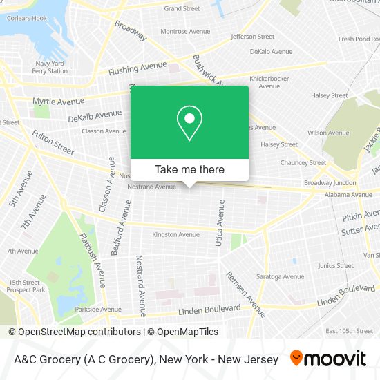 A&C Grocery map