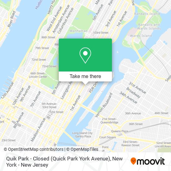 Quik Park - Closed (Quick Park York Avenue) map