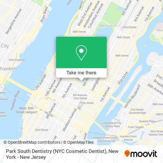 Mapa de Park South Dentistry (NYC Cosmetic Dentist)
