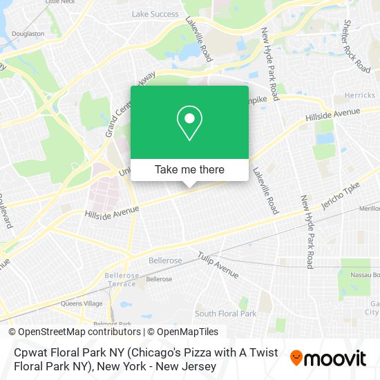 Cpwat Floral Park NY (Chicago's Pizza with A Twist Floral Park NY) map