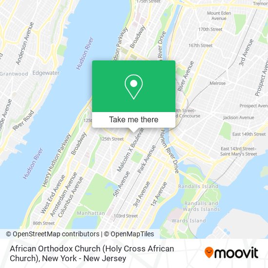 Mapa de African Orthodox Church (Holy Cross African Church)