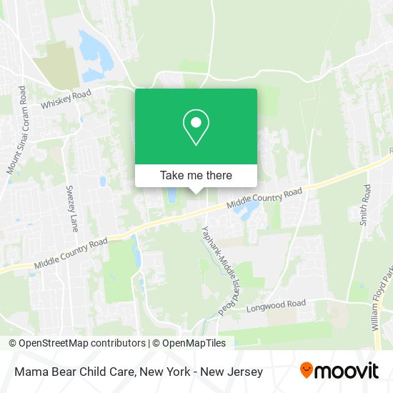 Mama Bear Child Care map