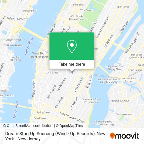 Dream Start Up Sourcing (Wind - Up Records) map