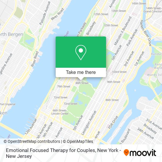 Emotional Focused Therapy for Couples map