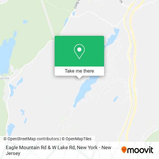 Eagle Mountain Rd & W Lake Rd map