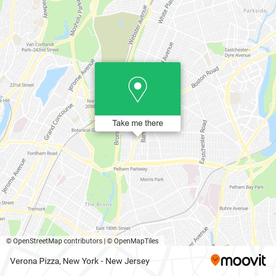 Verona Pizza map