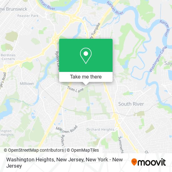 Washington Heights, New Jersey map