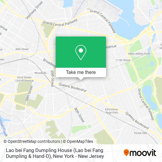 Lao bei Fang Dumpling House (Lao bei Fang Dumpling & Hand-D) map