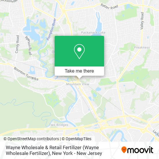 Wayne Wholesale & Retail Fertilizer map