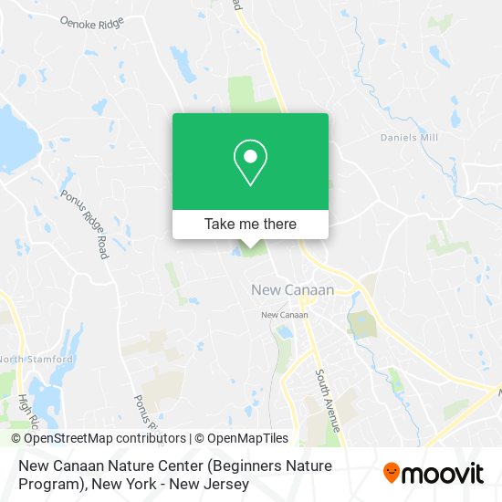 Mapa de New Canaan Nature Center (Beginners Nature Program)