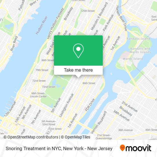 Mapa de Snoring Treatment in NYC
