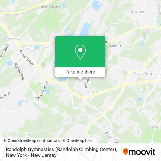 Randolph Gymnastics (Randolph Climbing Center) map