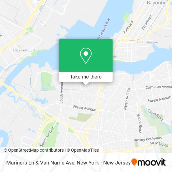 Mapa de Mariners Ln & Van Name Ave