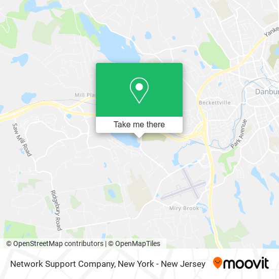Network Support Company map