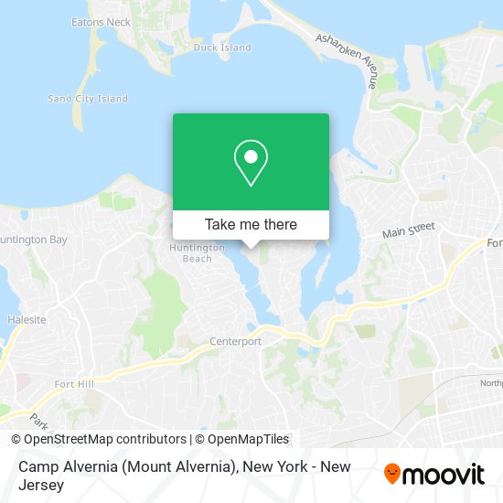 Camp Alvernia (Mount Alvernia) map