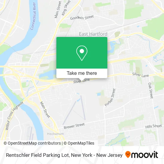 Rentschler Field Parking Lot map