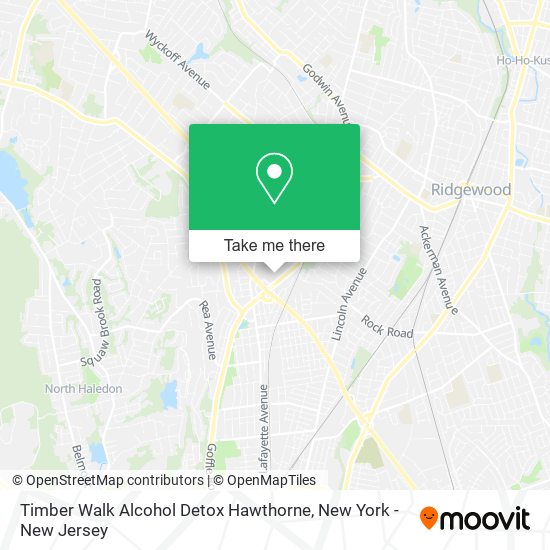 Timber Walk Alcohol Detox Hawthorne map