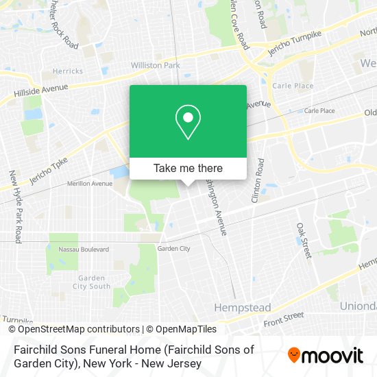 Fairchild Sons Funeral Home (Fairchild Sons of Garden City) map