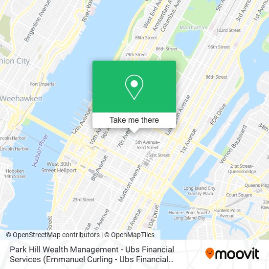 Park Hill Wealth Management - Ubs Financial Services (Emmanuel Curling - Ubs Financial Services) map