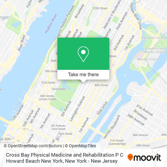 Mapa de Cross Bay Physical Medicine and Rehabilitation P C Howard Beach New York
