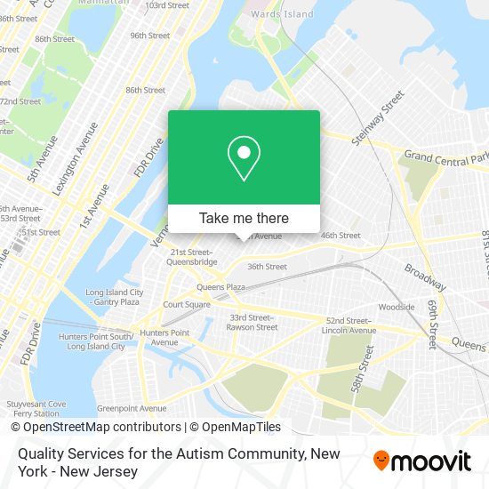 Mapa de Quality Services for the Autism Community