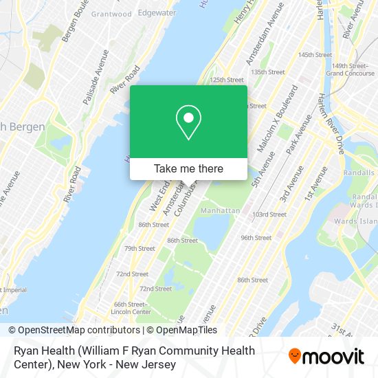 Ryan Health (William F Ryan Community Health Center) map