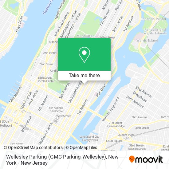 Mapa de Wellesley Parking (GMC Parking-Wellesley)