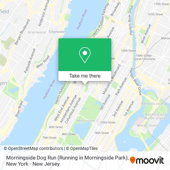 Mapa de Morningside Dog Run (Running in Morningside Park)