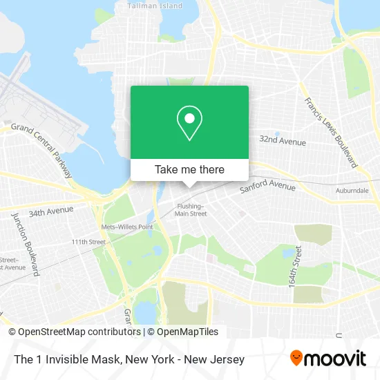 The 1 Invisible Mask map