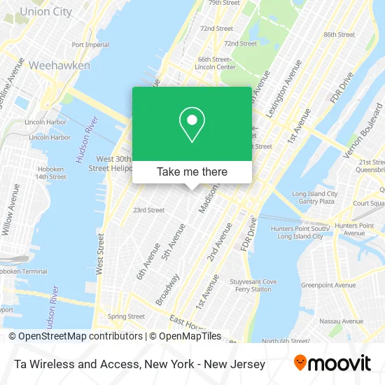 Ta Wireless and Access map