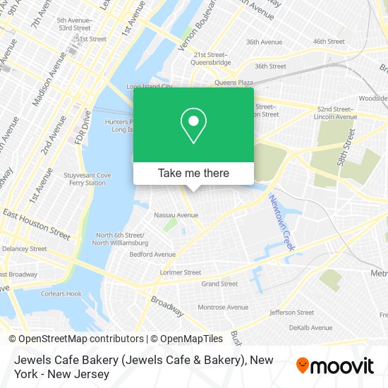 Mapa de Jewels Cafe Bakery