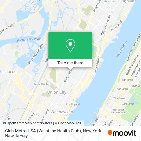 Club Metro USA (Waistline Health Club) map