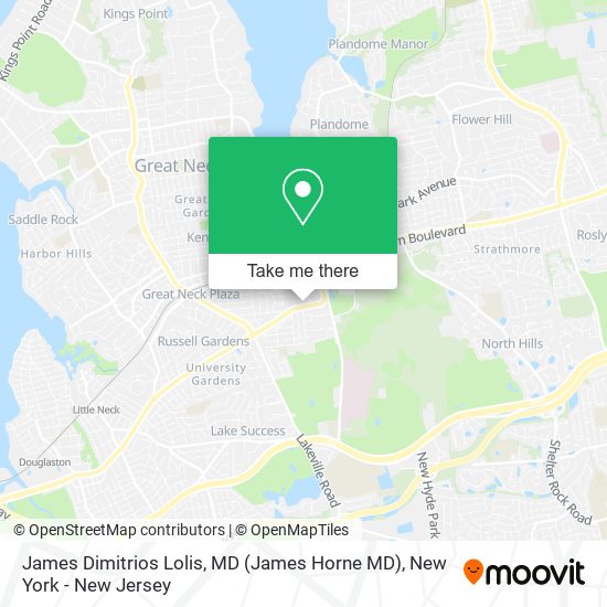 James Dimitrios Lolis, MD (James Horne MD) map